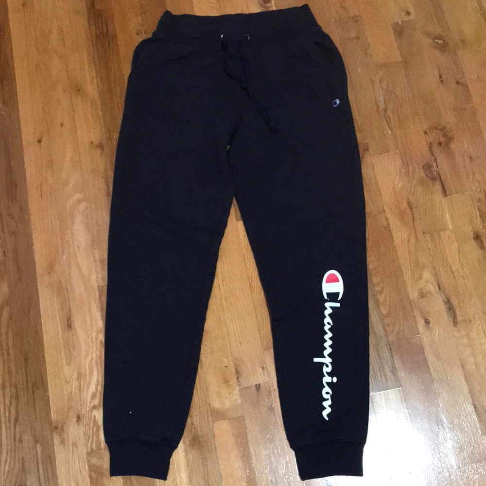 Black champions sweatpants